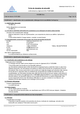 Fiche de données de sécurité