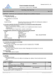 Fiche de données de sécurité