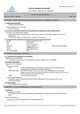 Fiche de données de sécurité