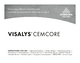 Mode d’emploi Visalys CemCore