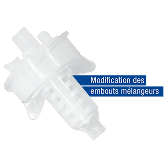 Modification des embouts mélangeurs