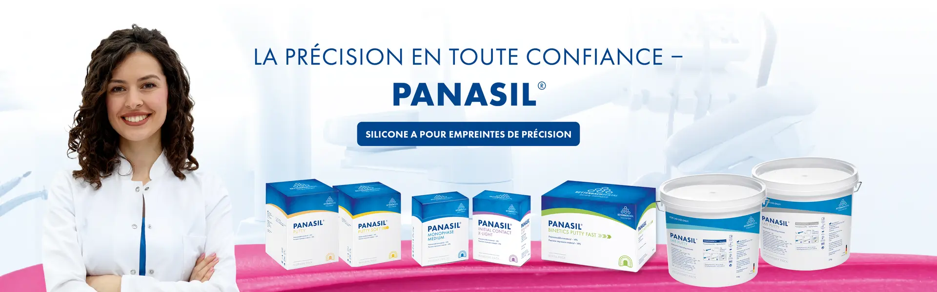 La précision en toute confiance : PANASIL, silicone a pour empreintes de précision