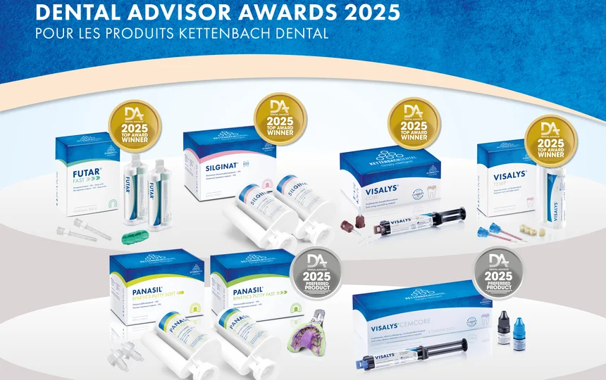 Produits récompensés par Dental Advisor
